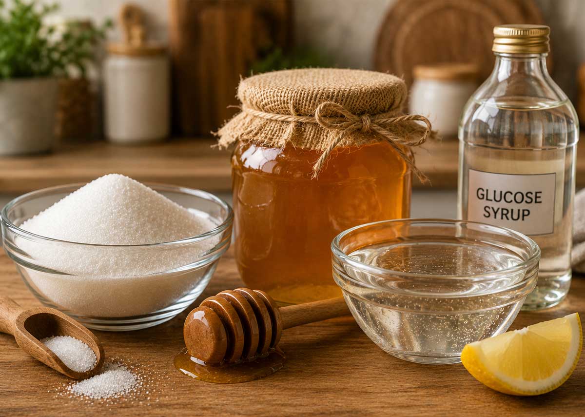 مواد مورد استفاده در تولید عسل تقلبی