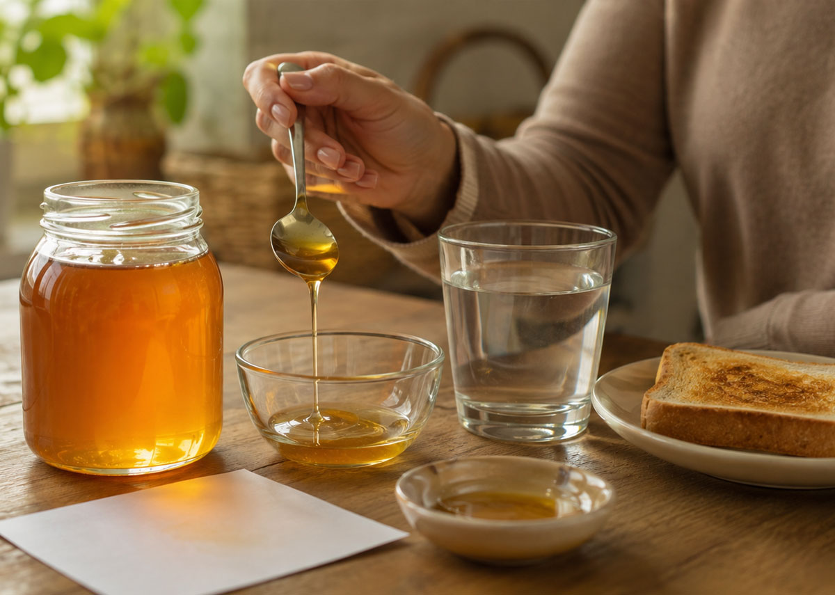 بررسی عسل با تستهای خانگی برای تشخیص عسل طبیعی