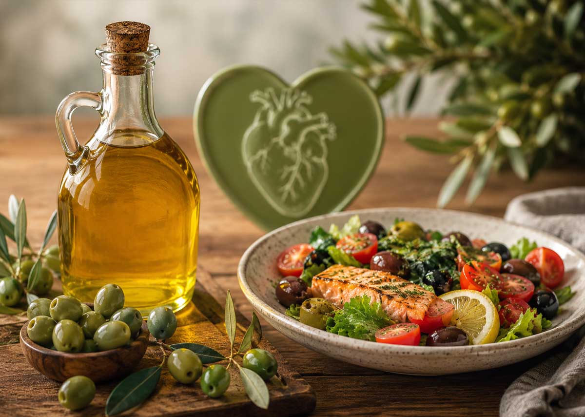 تأثیر روغن زیتون بر سلامت قلب