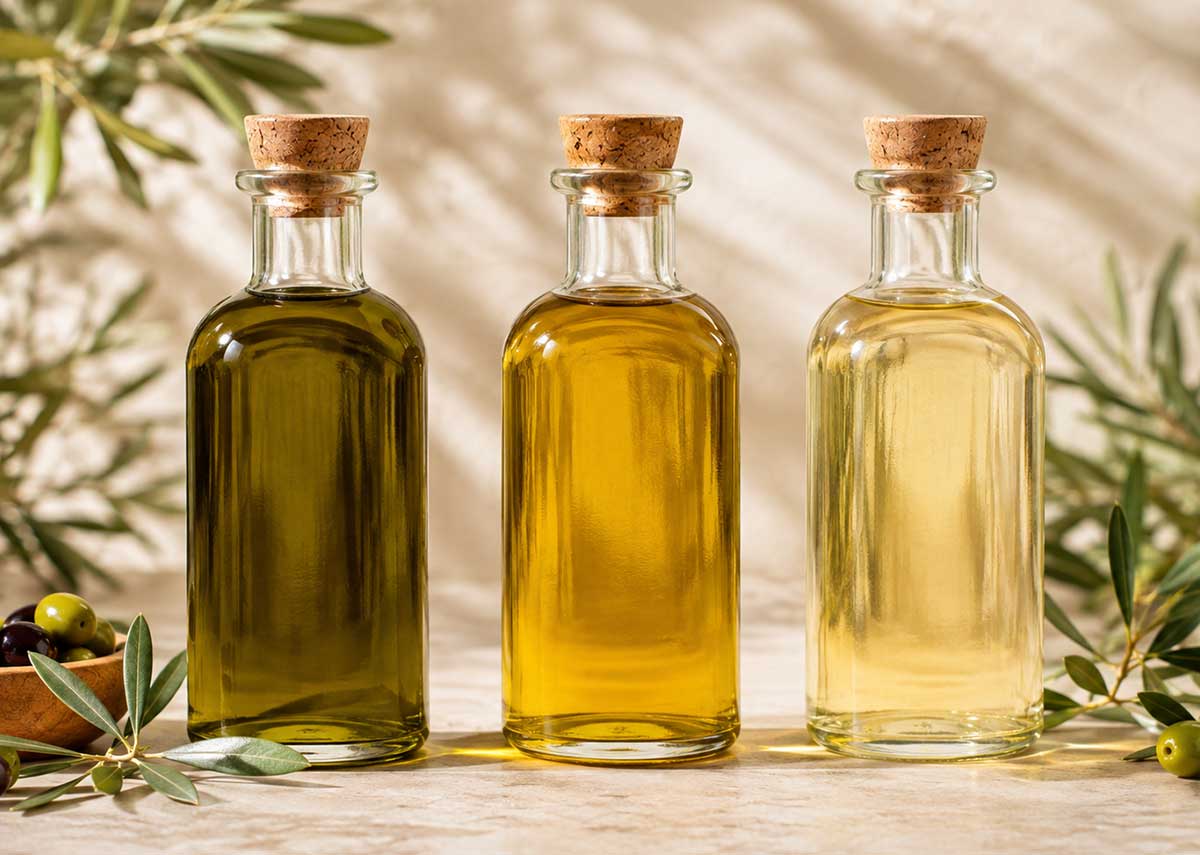 انواع روغن زیتون فرابکر، بکر و تصفیهشده