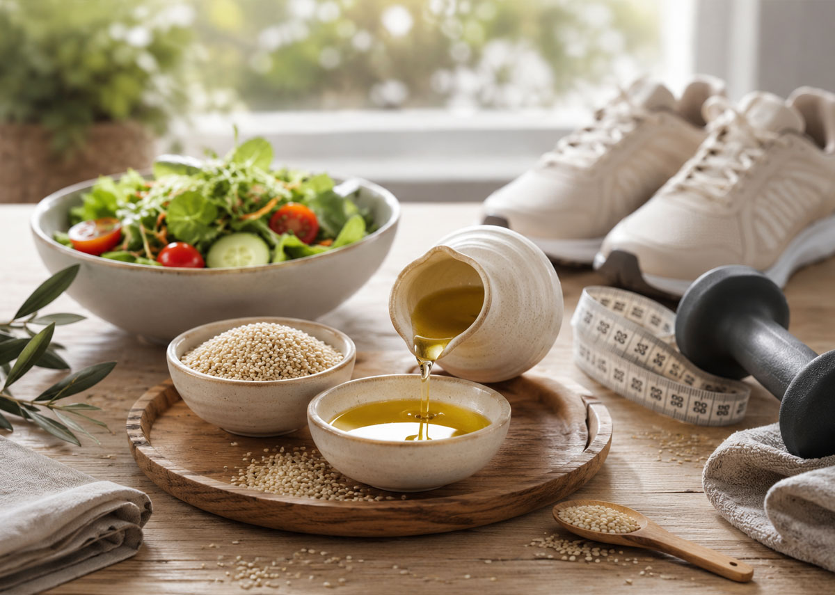 نقش روغن کنجد برای لاغری و کاهش وزن